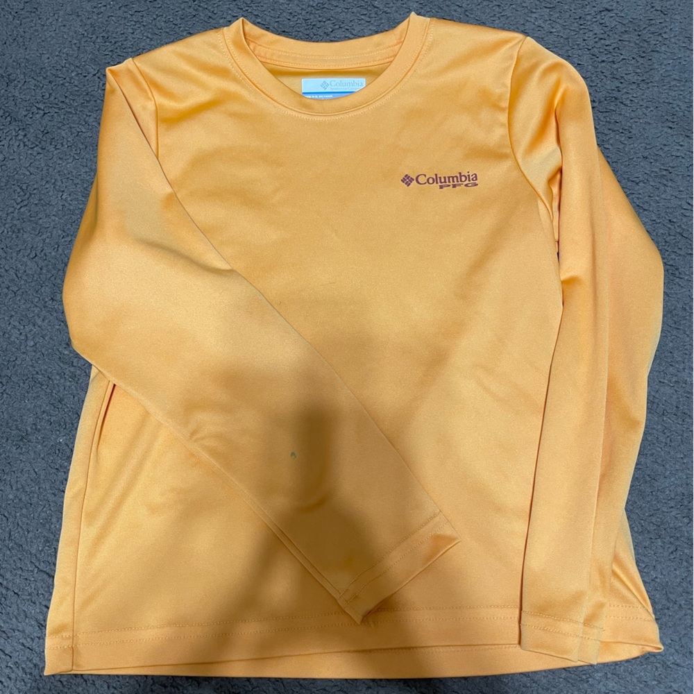 Columbia Kids' Orange Long Sleeve Tee